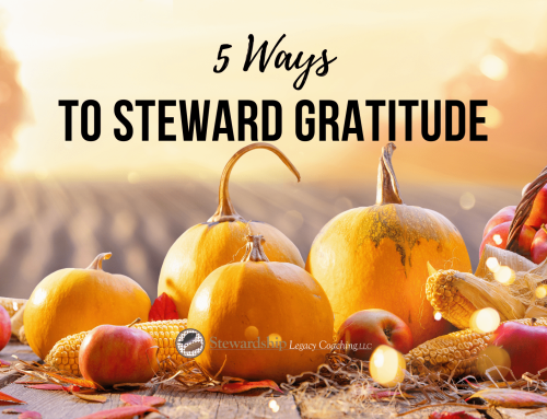 5 Ways to Steward Gratitude